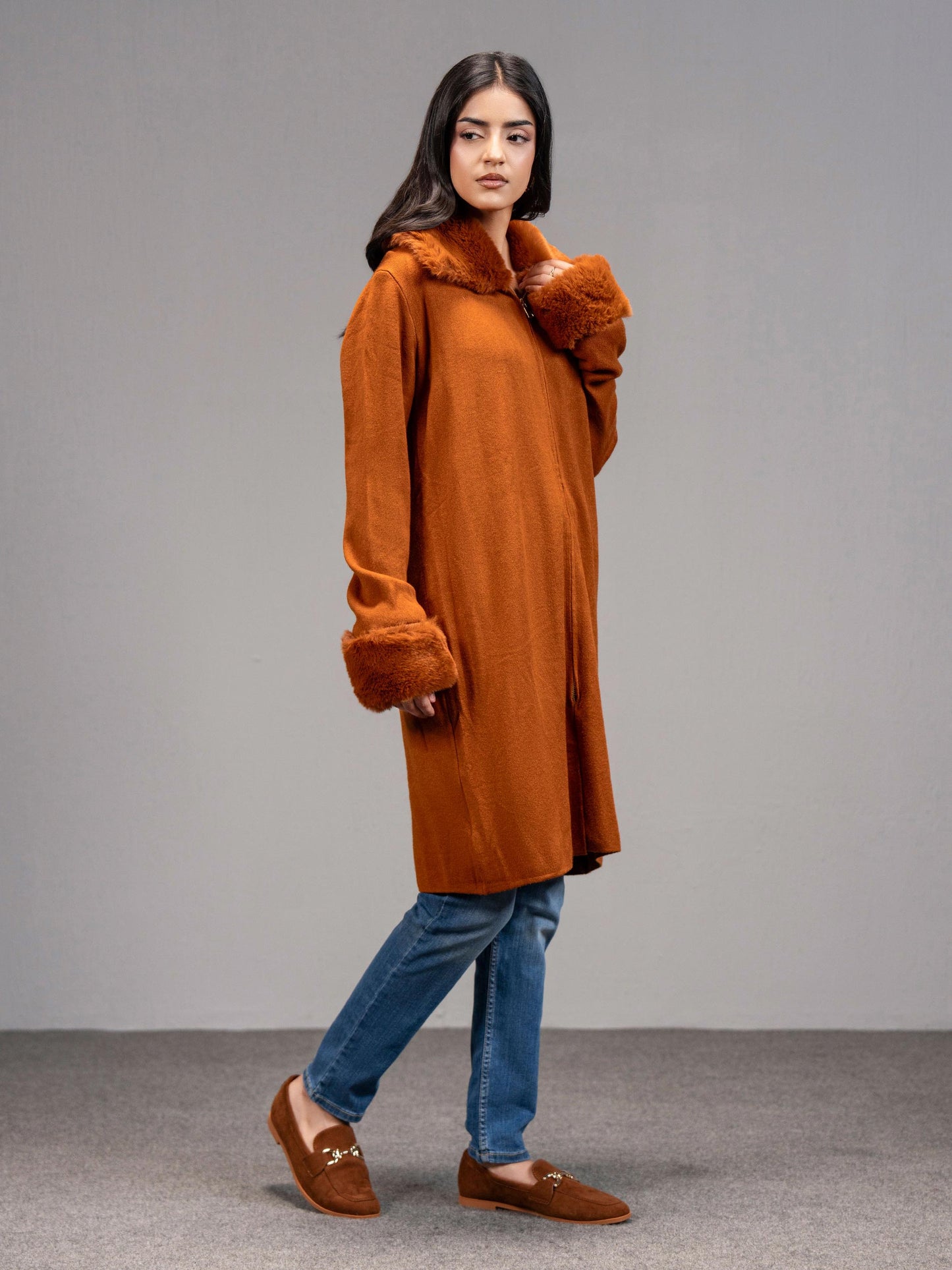 Fur Cardigan