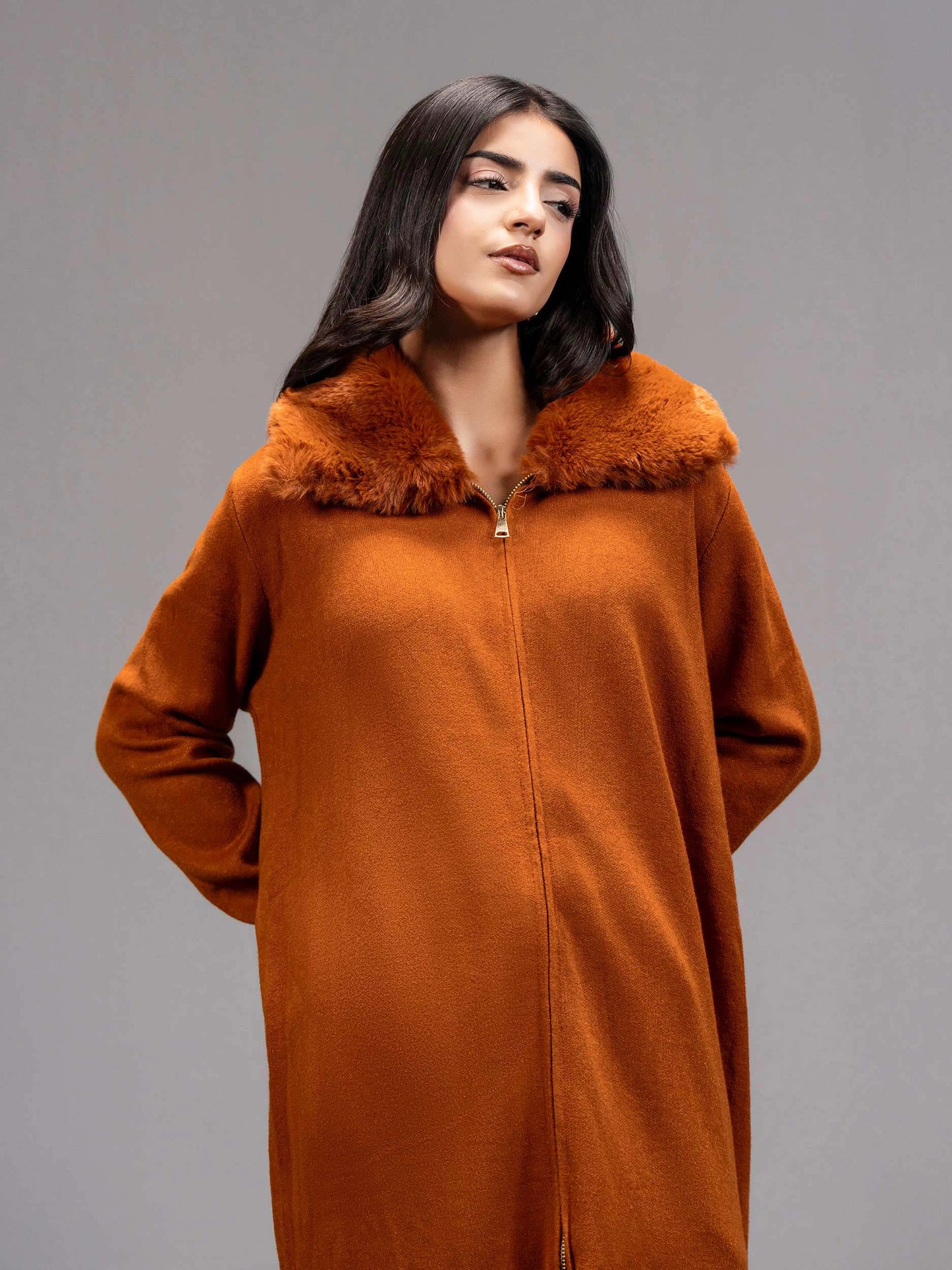 Fur Cardigan
