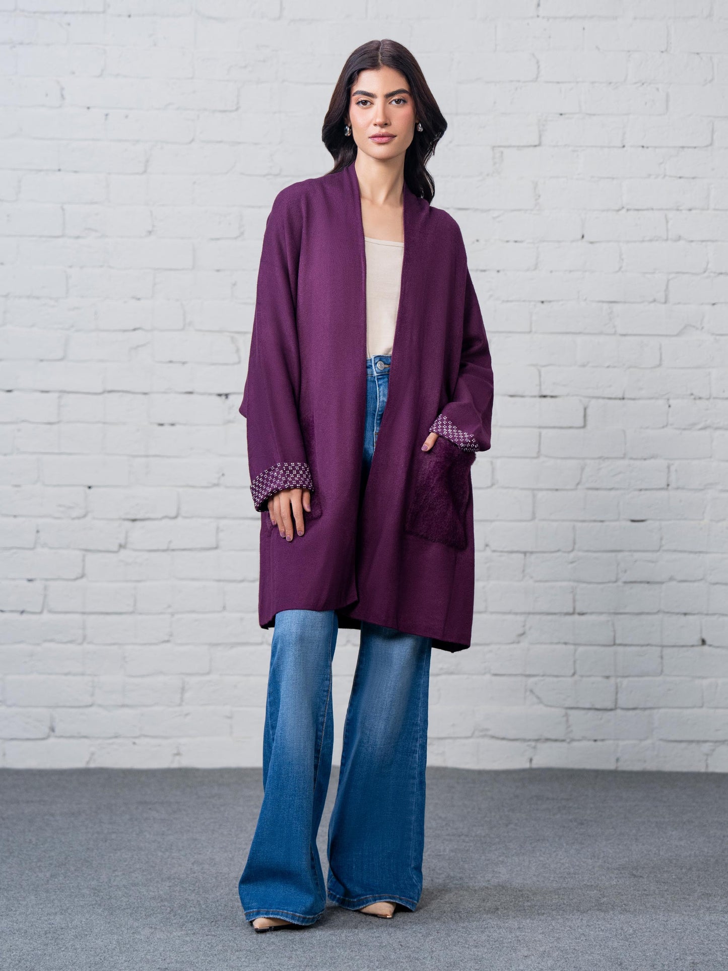 Woolen Blend Cardigan