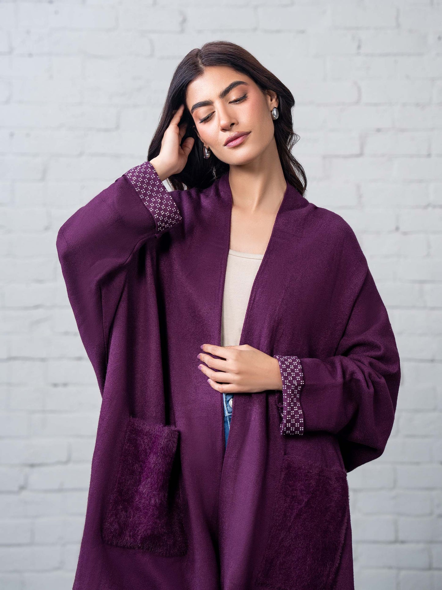 Woolen Blend Cardigan