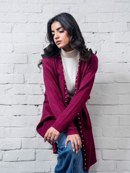 Woolen Blend Cardigan