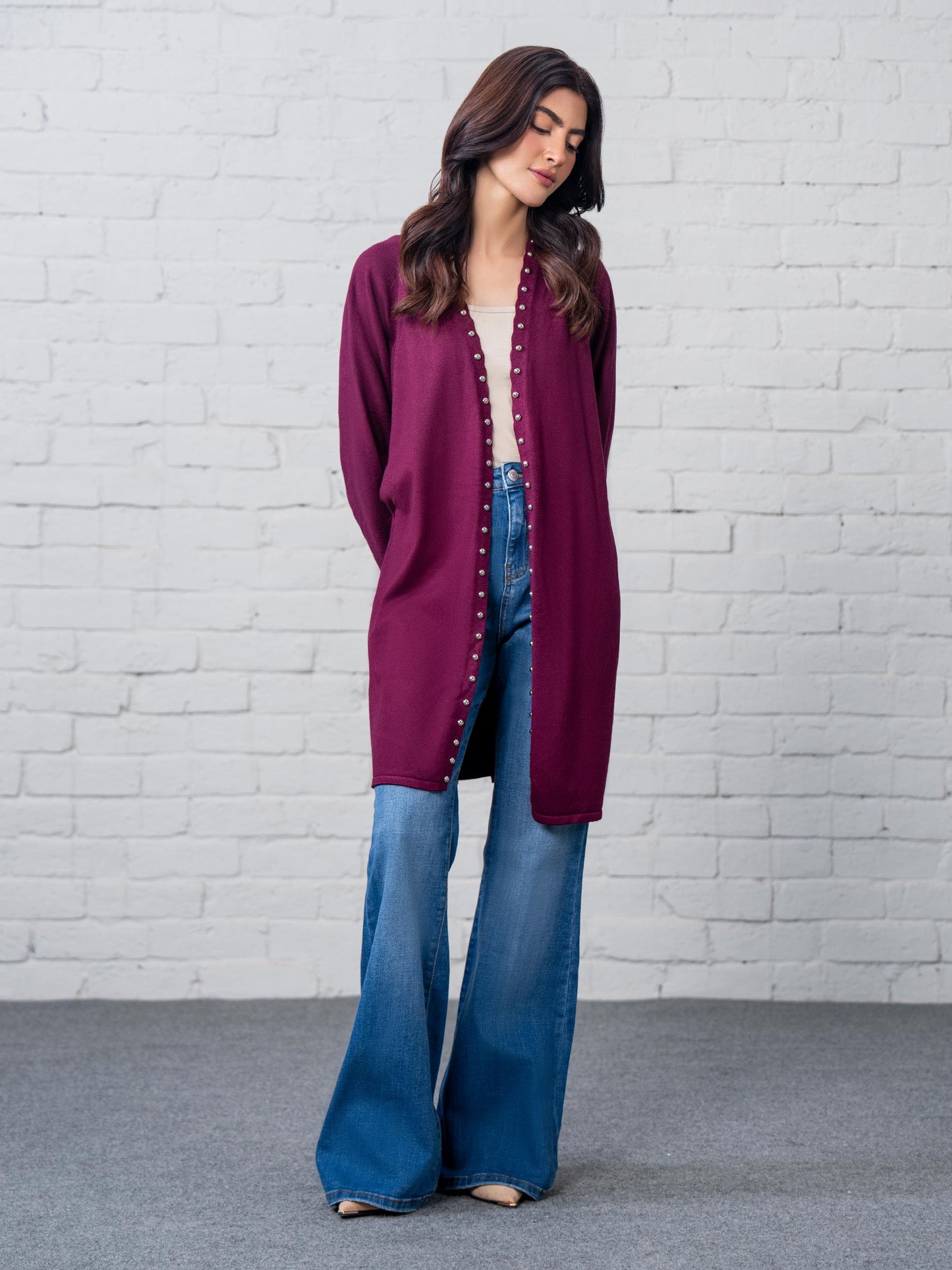 Woolen Blend Cardigan