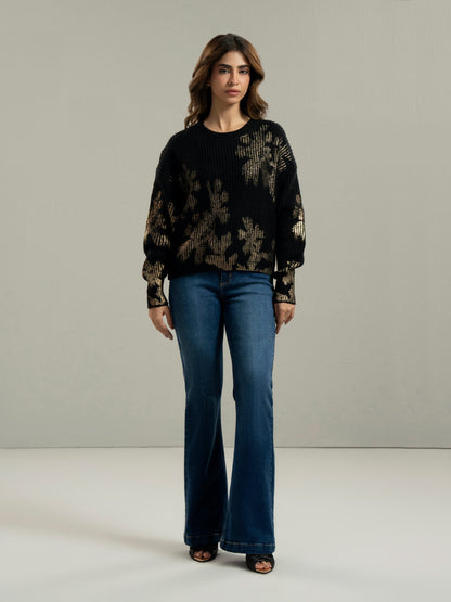 Gold Pasted Sweater