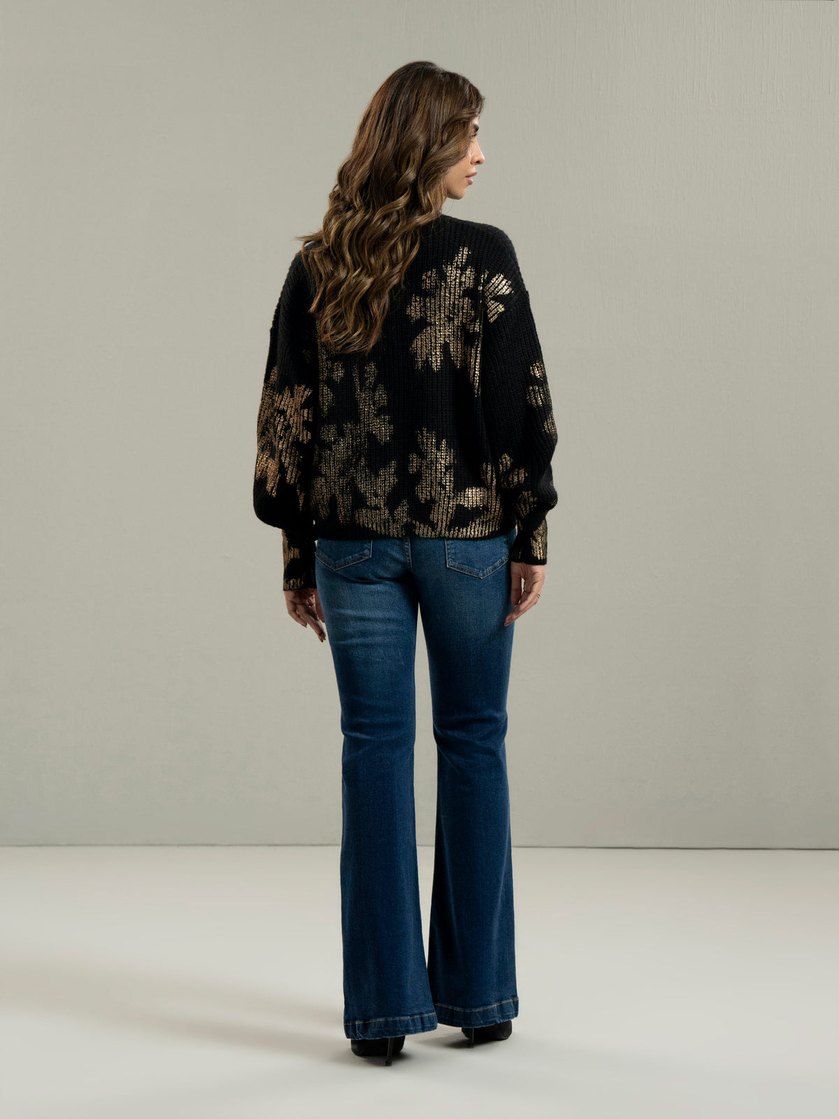 Gold Pasted Sweater