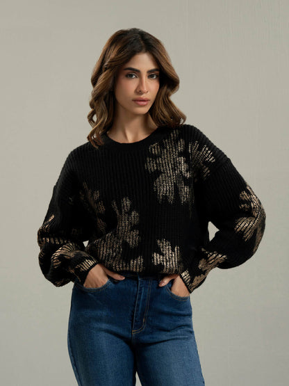 Gold Pasted Sweater