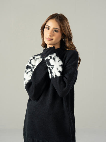 Knitted Co-ord Set- Embroidered