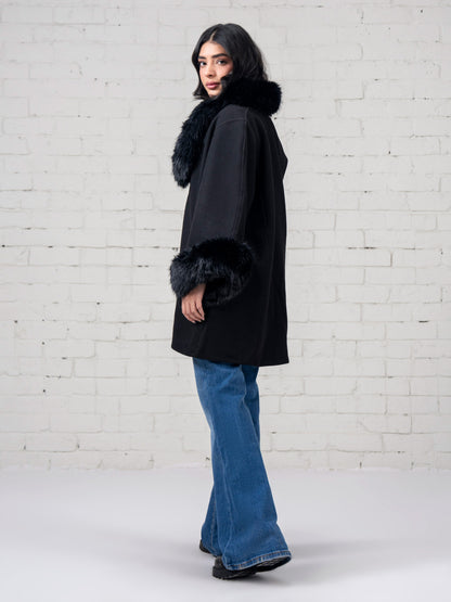 Fur Cardigan