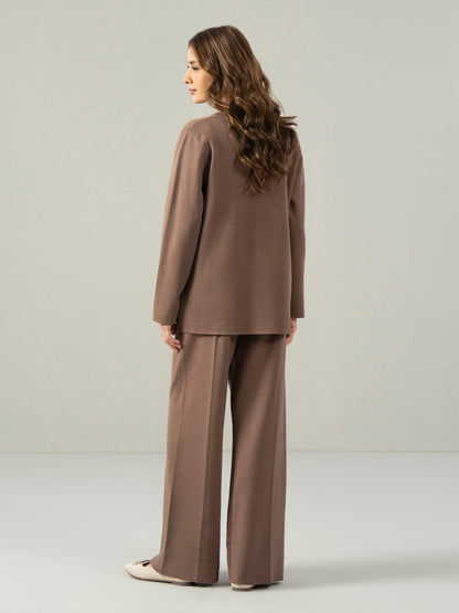 Knitted Co-ord Set- Embroidered