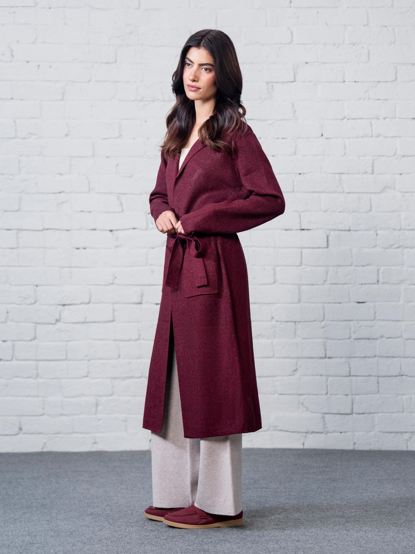 Sheen Trench Coat