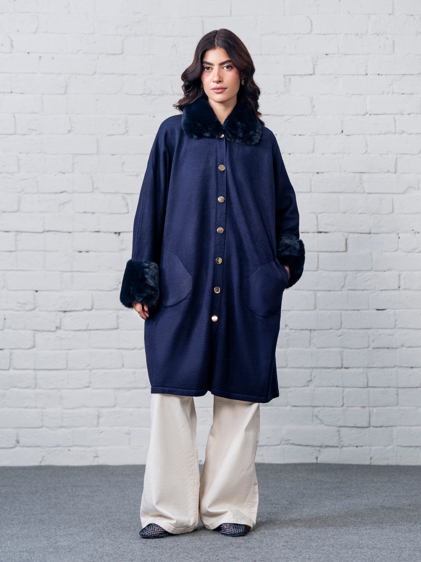 Woolen Blend Coat