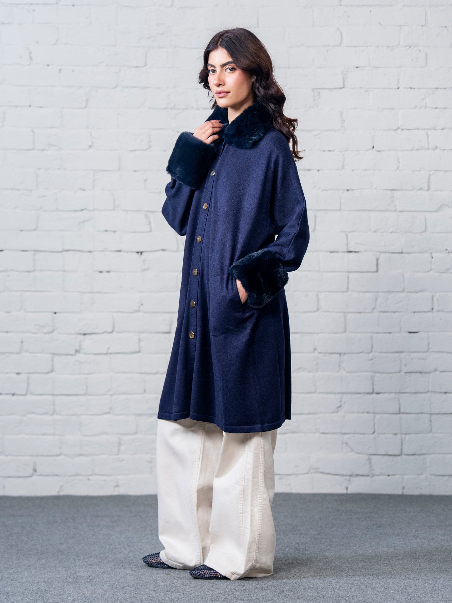 Woolen Blend Coat