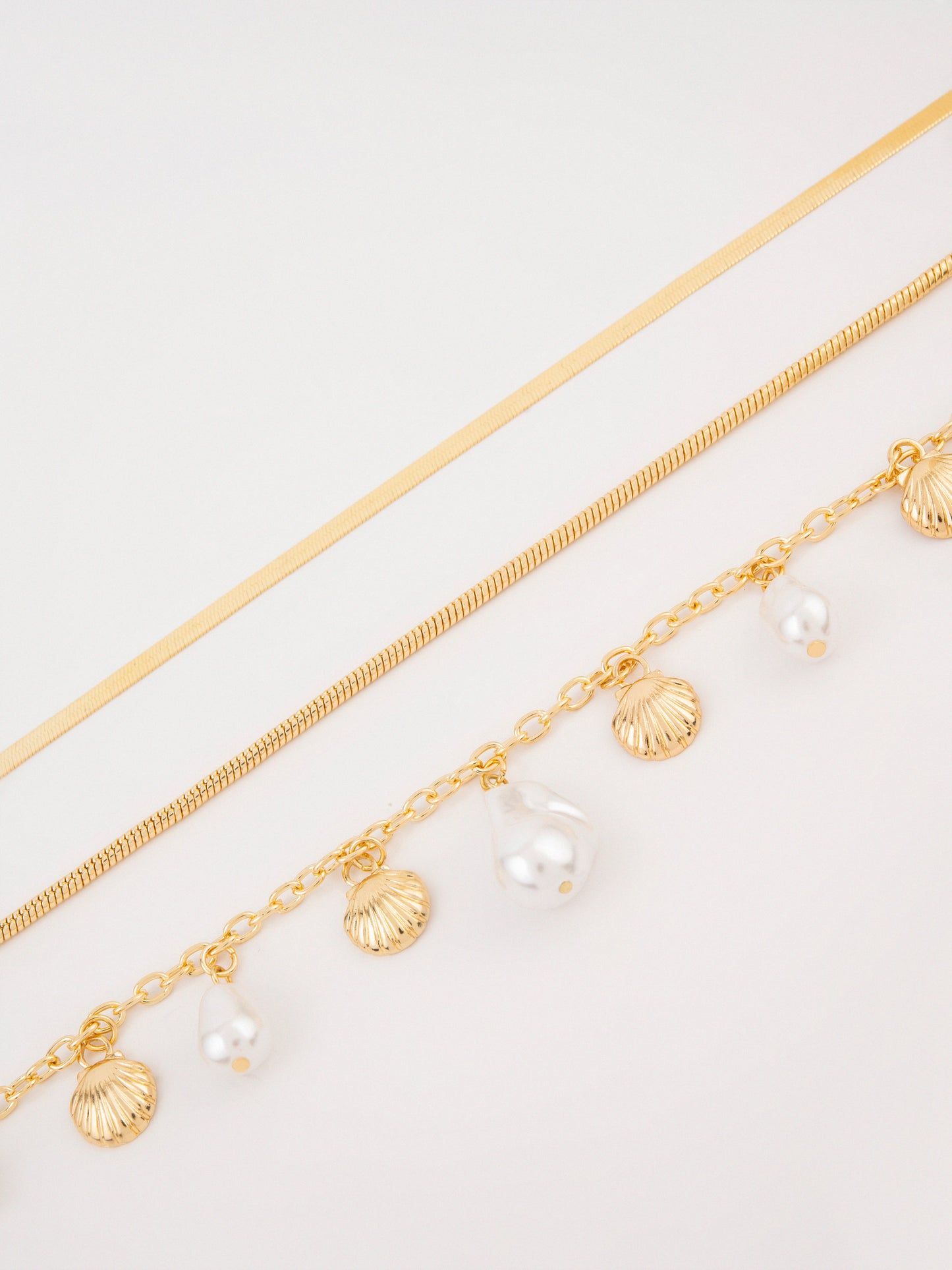 Pearl Charm Chains