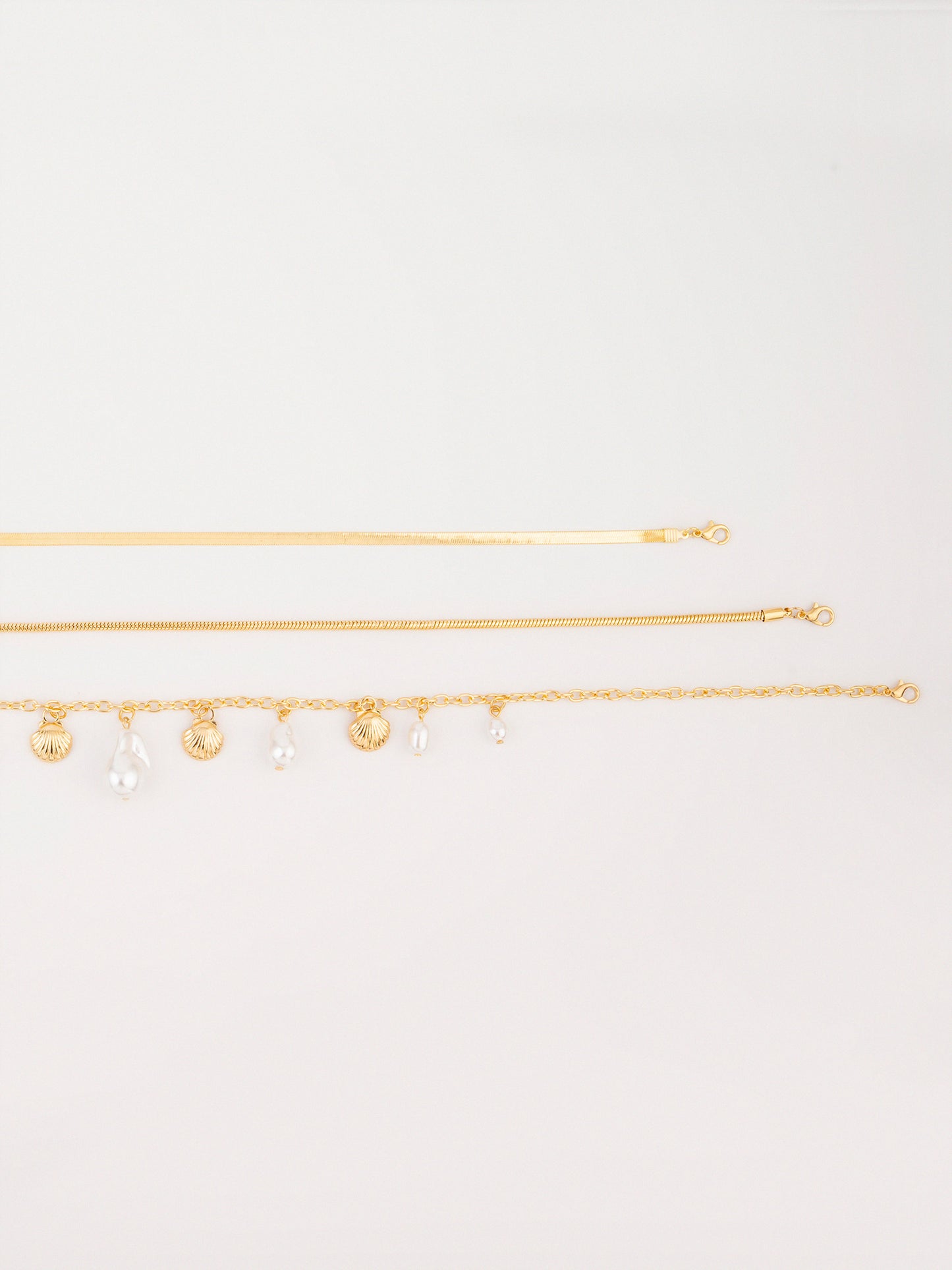 Pearl Charm Chains