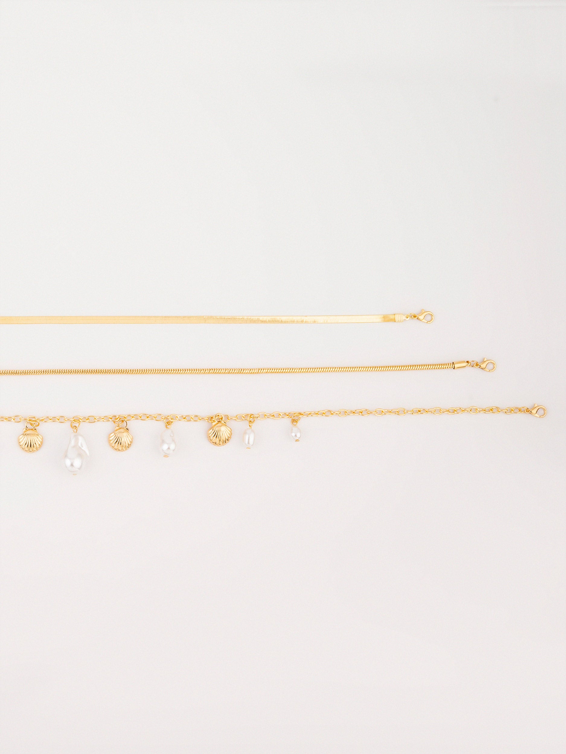 Pearl Charm Chains