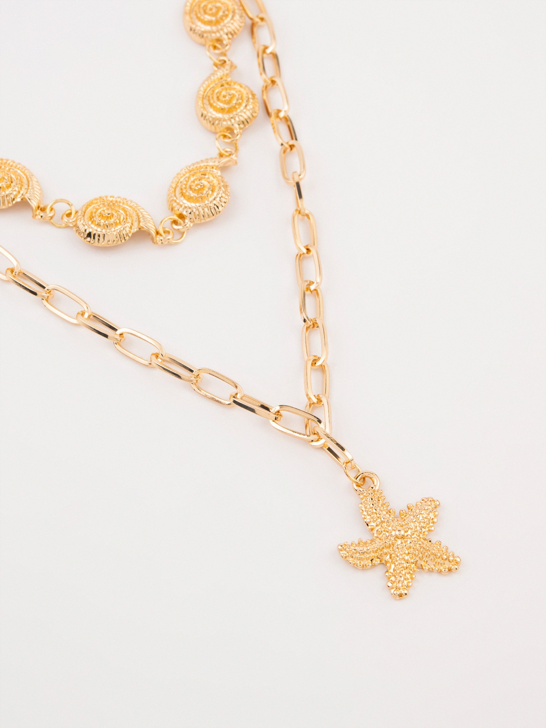 Shell Charm Chains