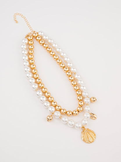 Pearl Beaded Necklace