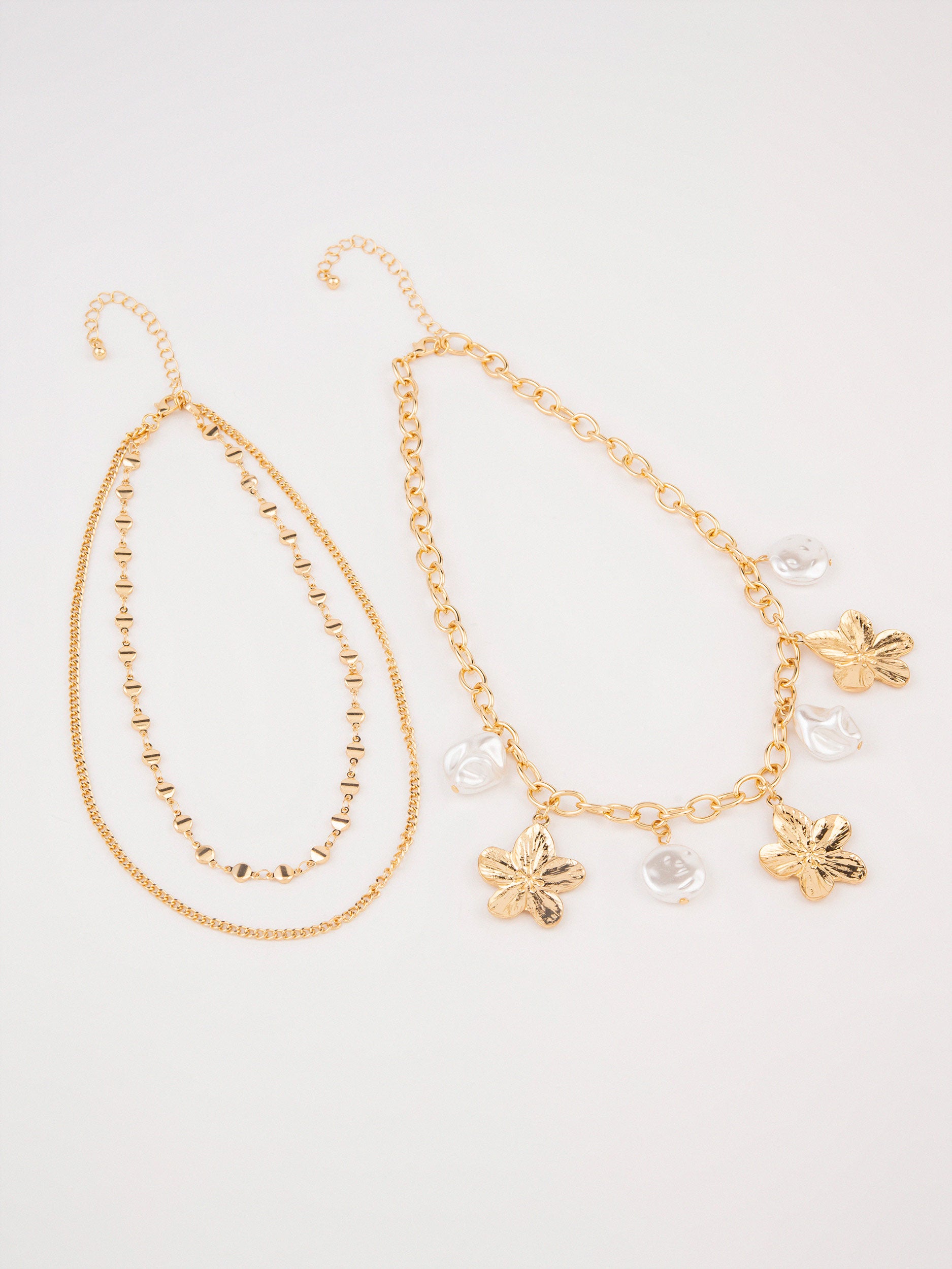 Floral Charm Chains