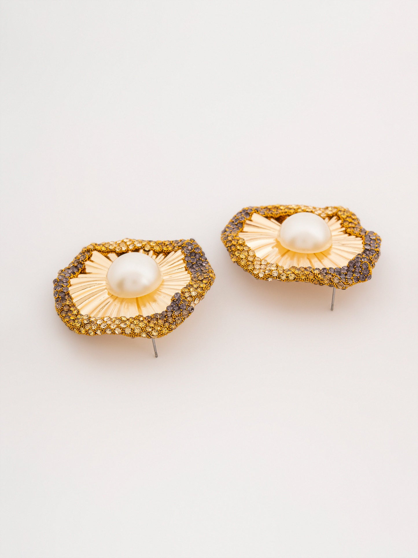 Pearl Halo Earrings