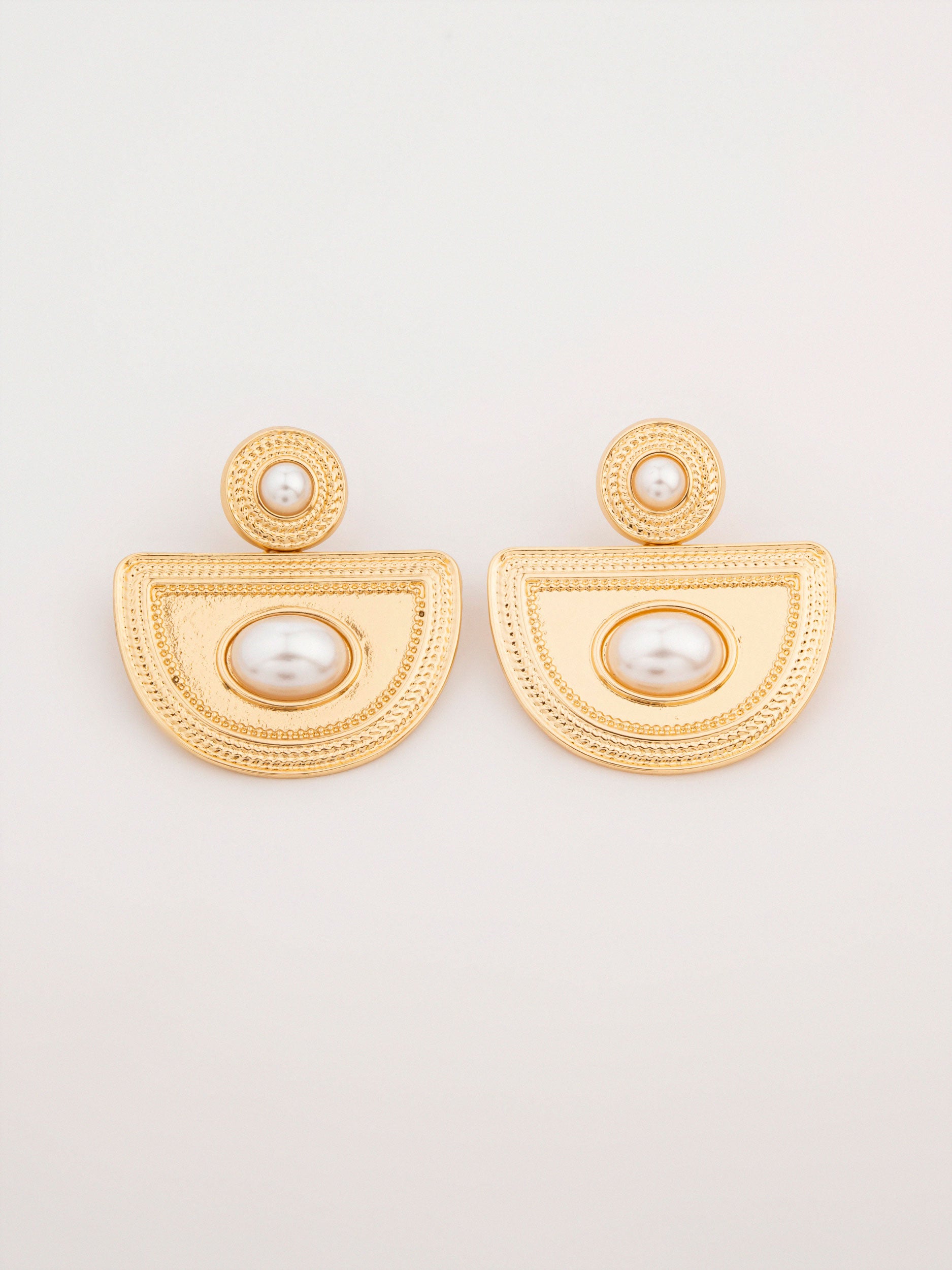 Semi-Circle Earrings