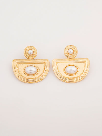 Semi-Circle Earrings