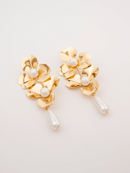 Pearl Floral Drops