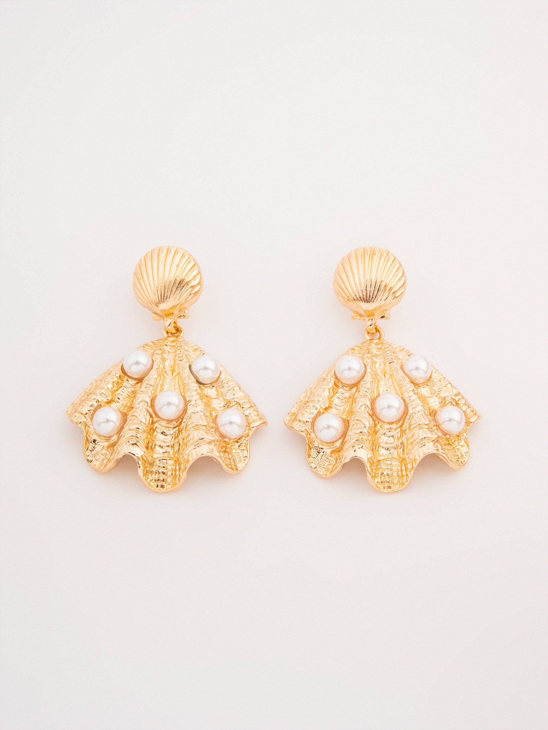 Seashell Drop Earrings