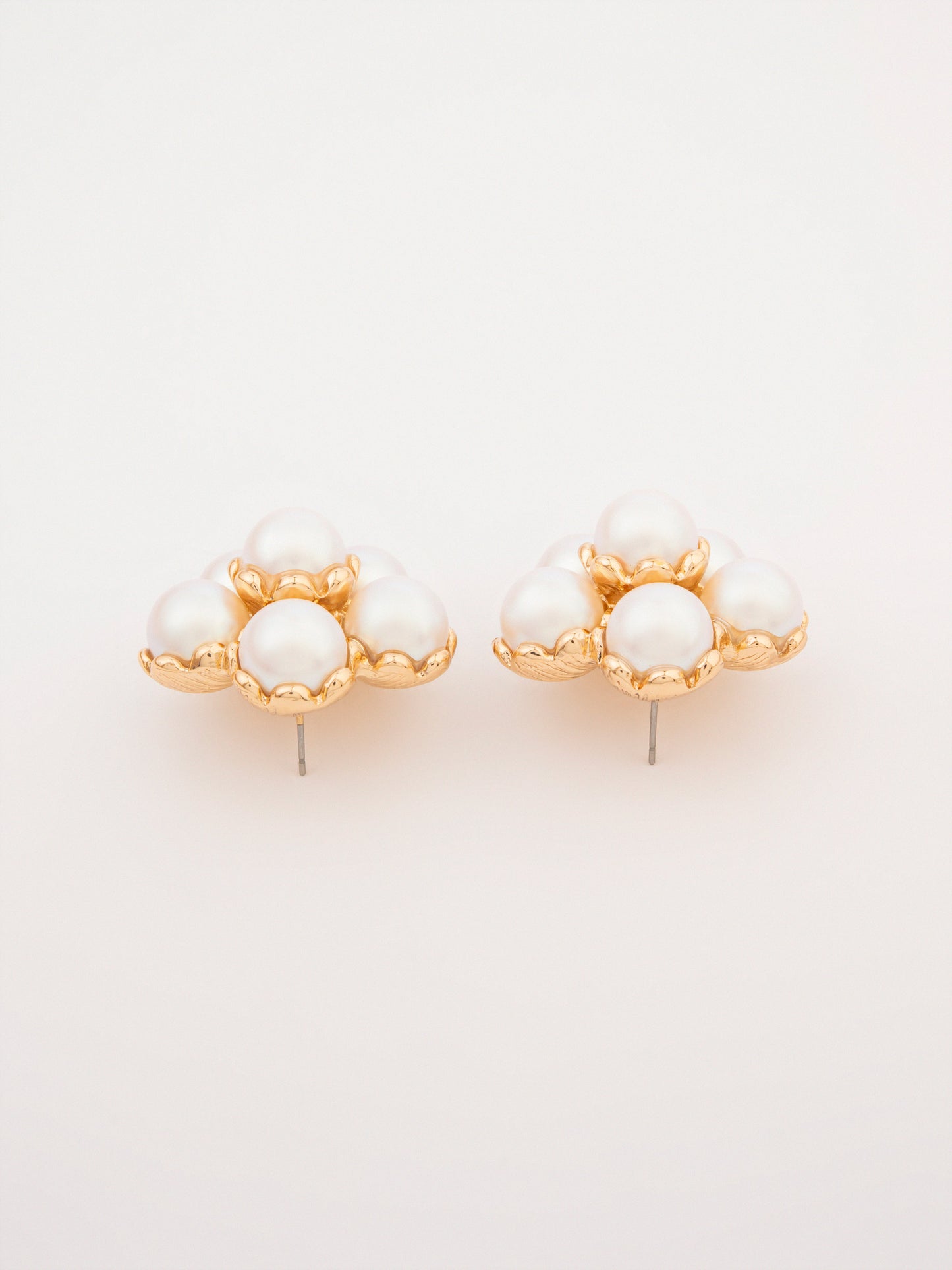 Pearl Cluster Earrings