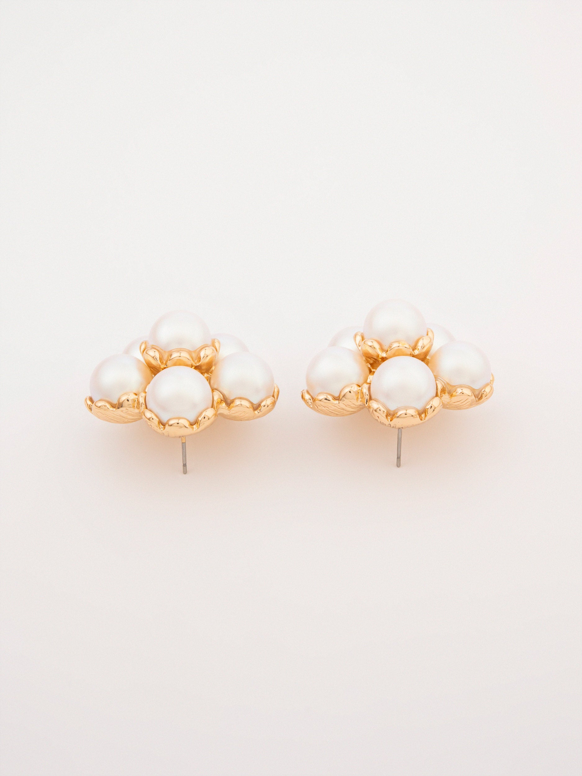 Pearl Cluster Earrings