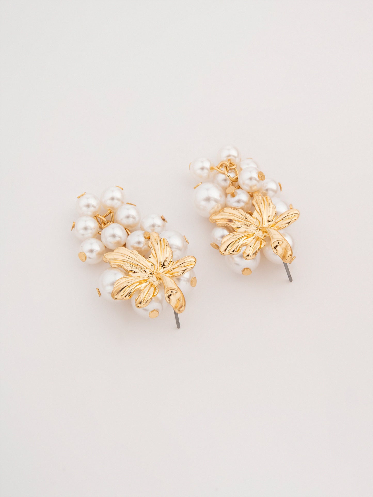 Pearl Cluster Earrings