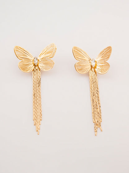 Butterfly Chain Earrings