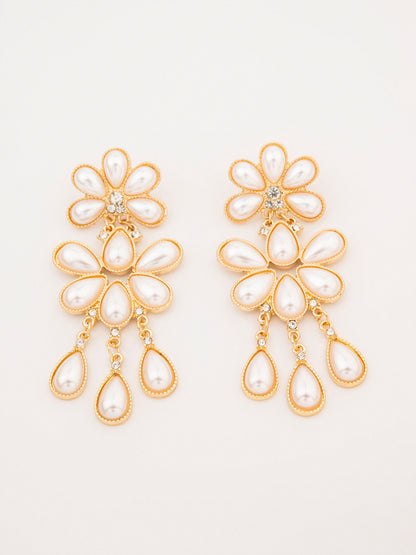 Pearl Floral Drops