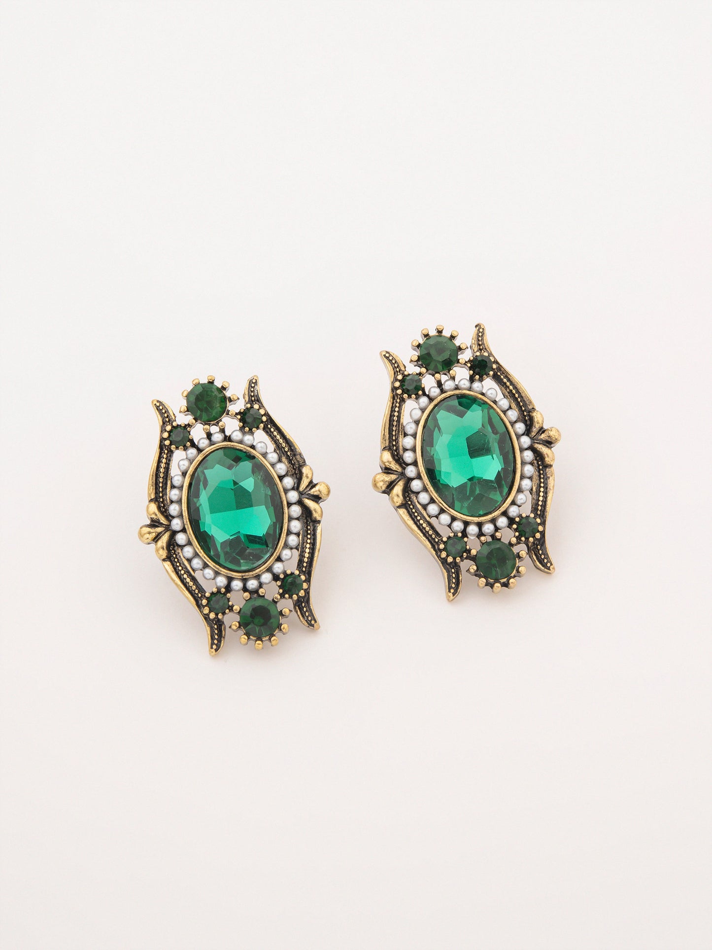 Emerald Studs