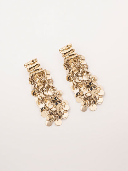 Coin Drop Earrings