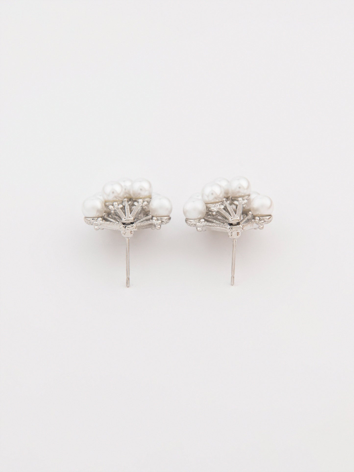 Pearl Cluster Earrings