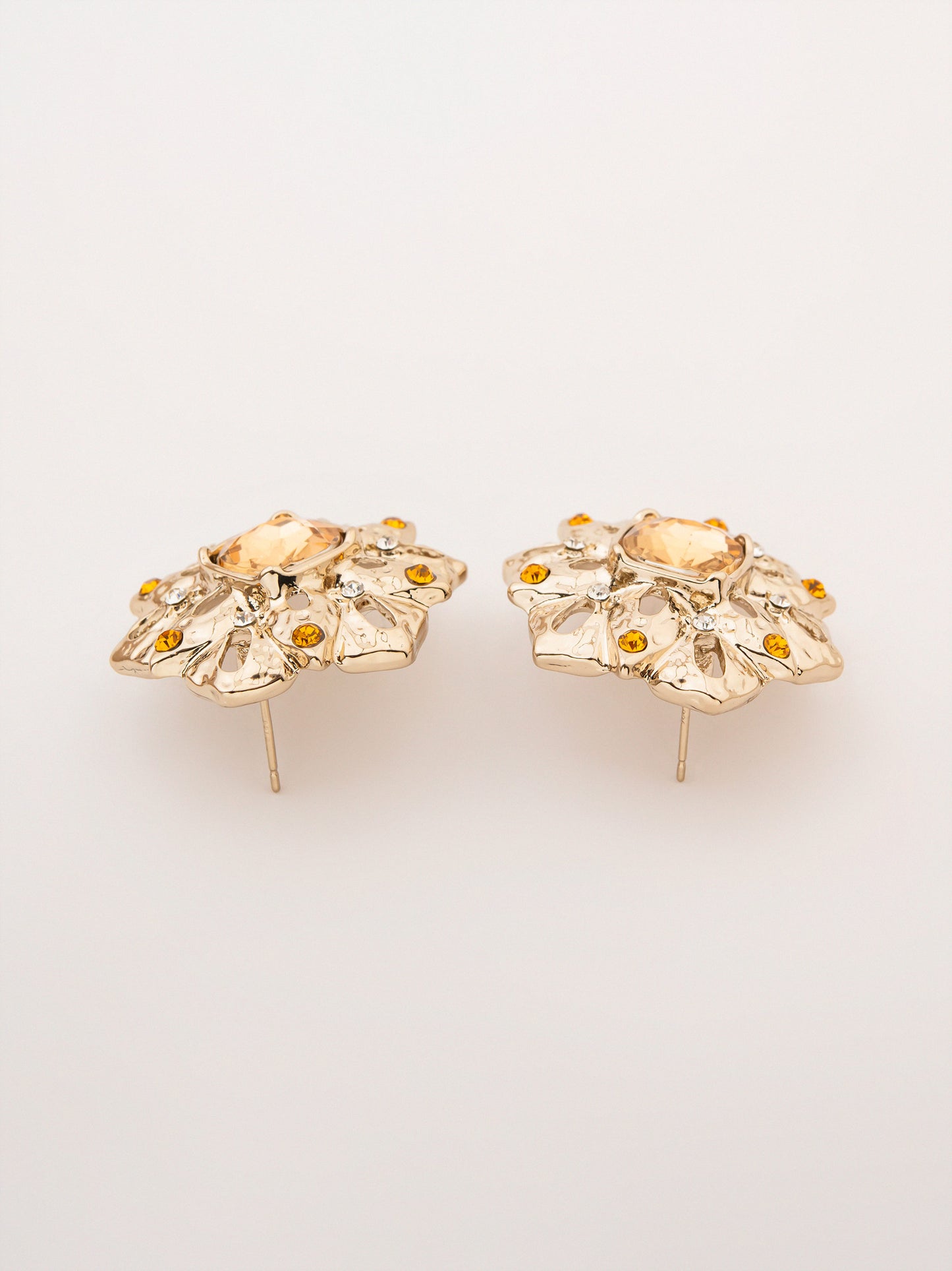 Amber Studs