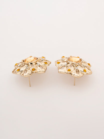 Amber Studs
