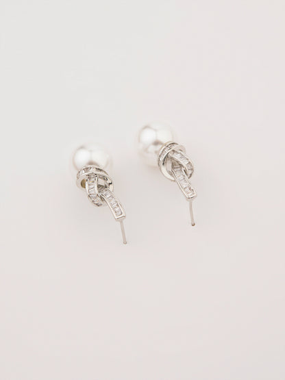 Pearl Knot Earrings
