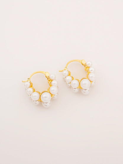 Pearl Hoops