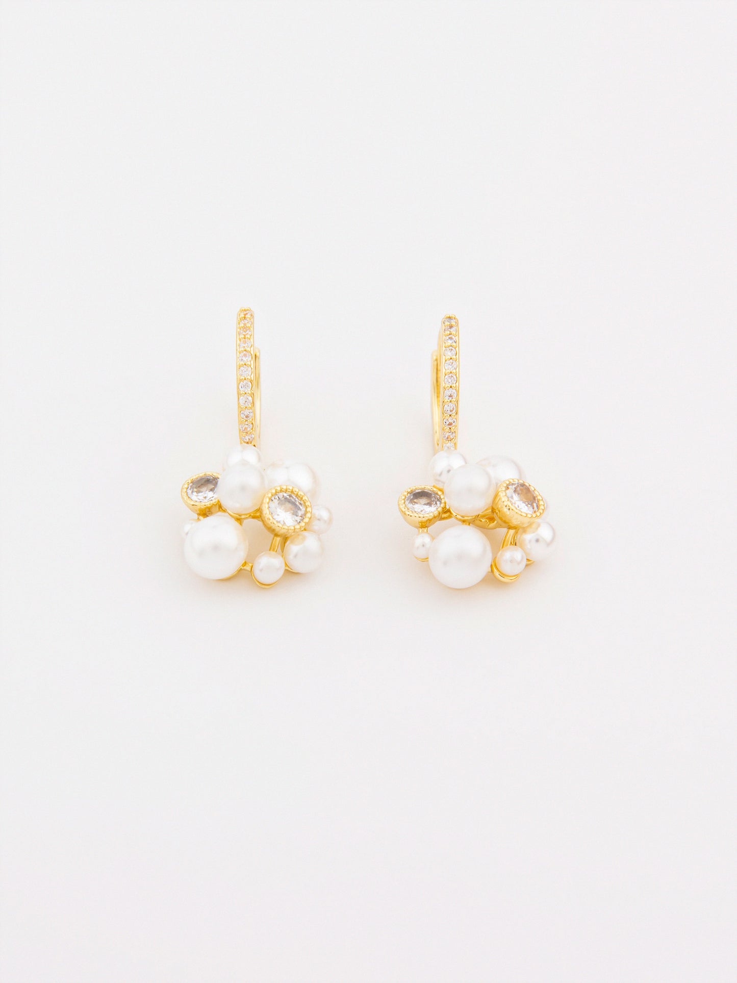 Pearl Cluster Earrings