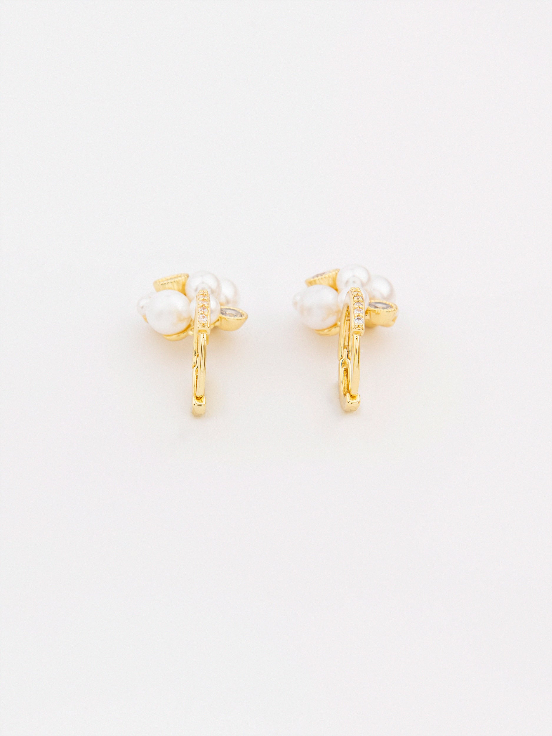 Pearl Cluster Earrings