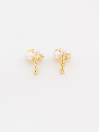 Pearl Cluster Earrings