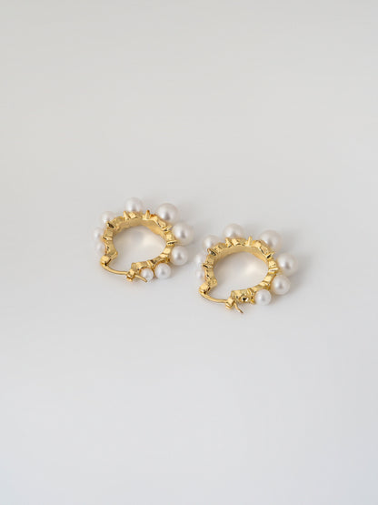 Pearl Hoops