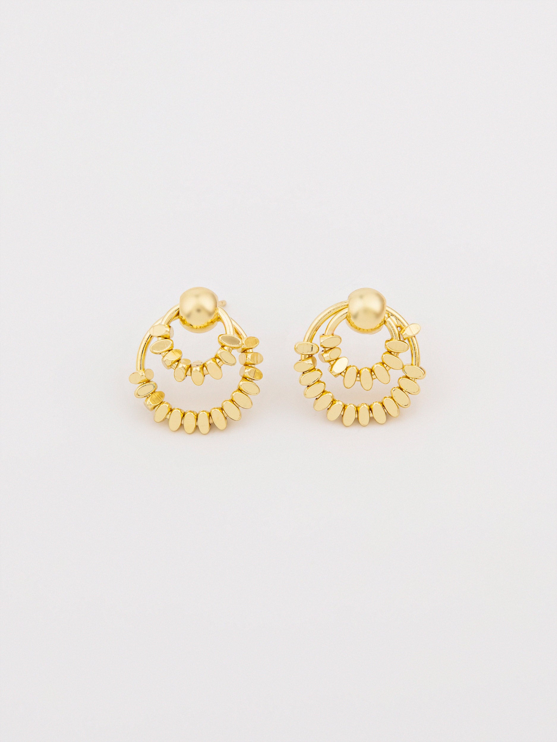 Beaded Hoops