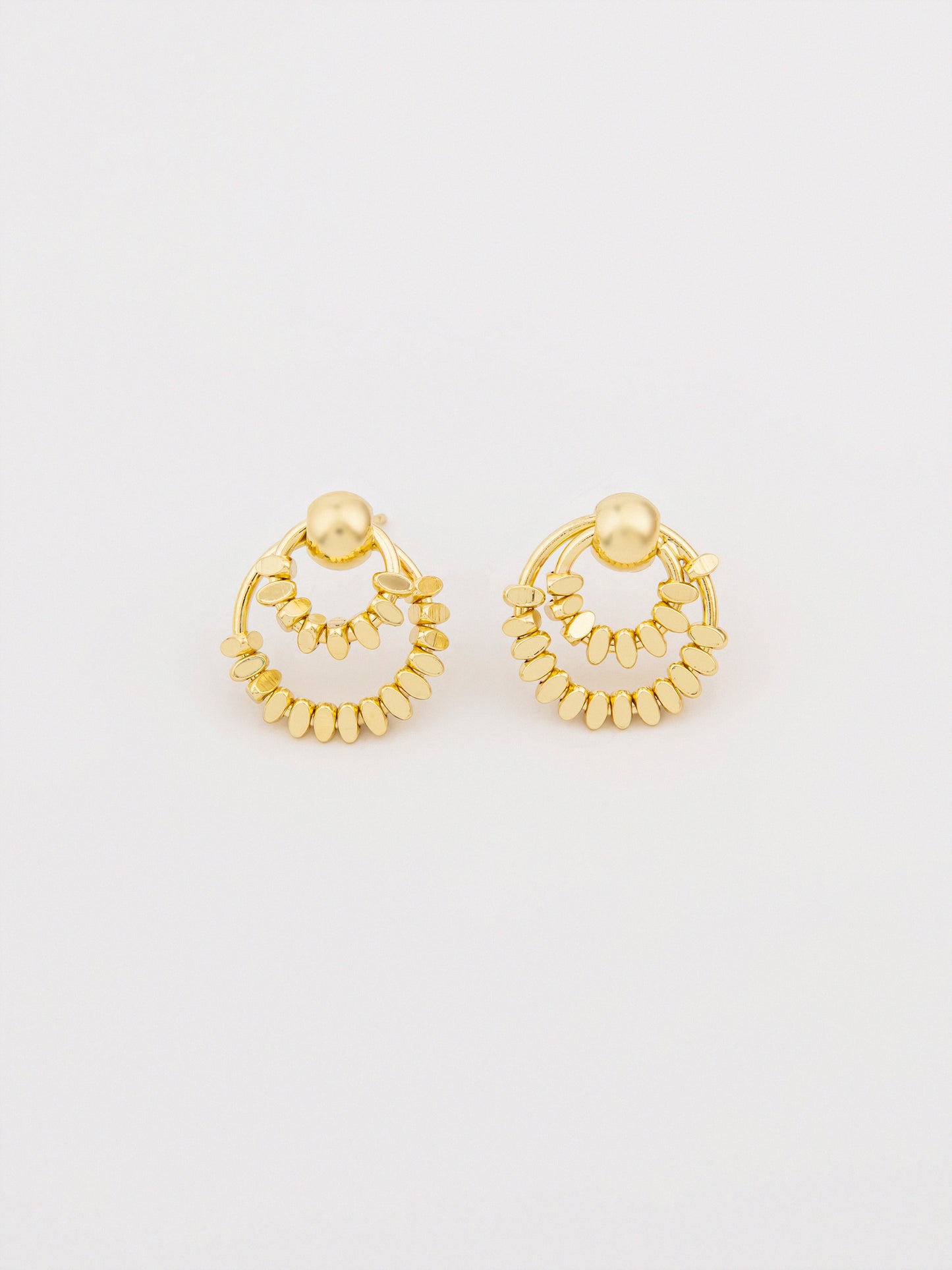 Beaded Hoops