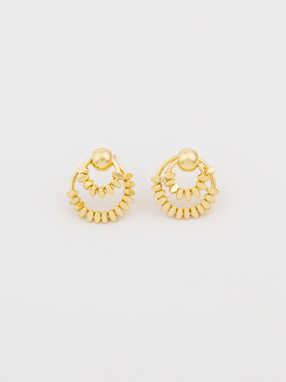 Beaded Hoops
