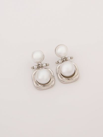 Dual Pearl Studs