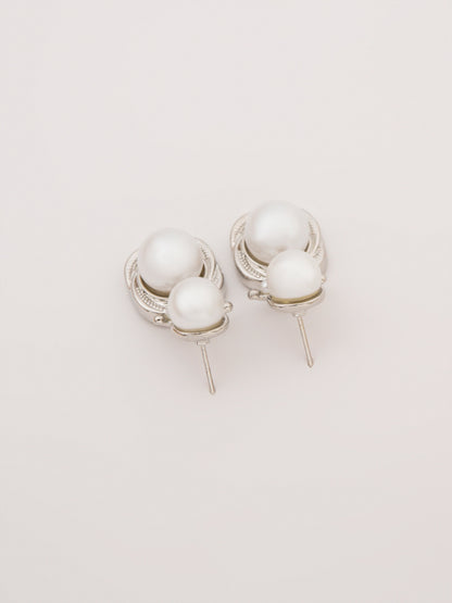 Dual Pearl Studs