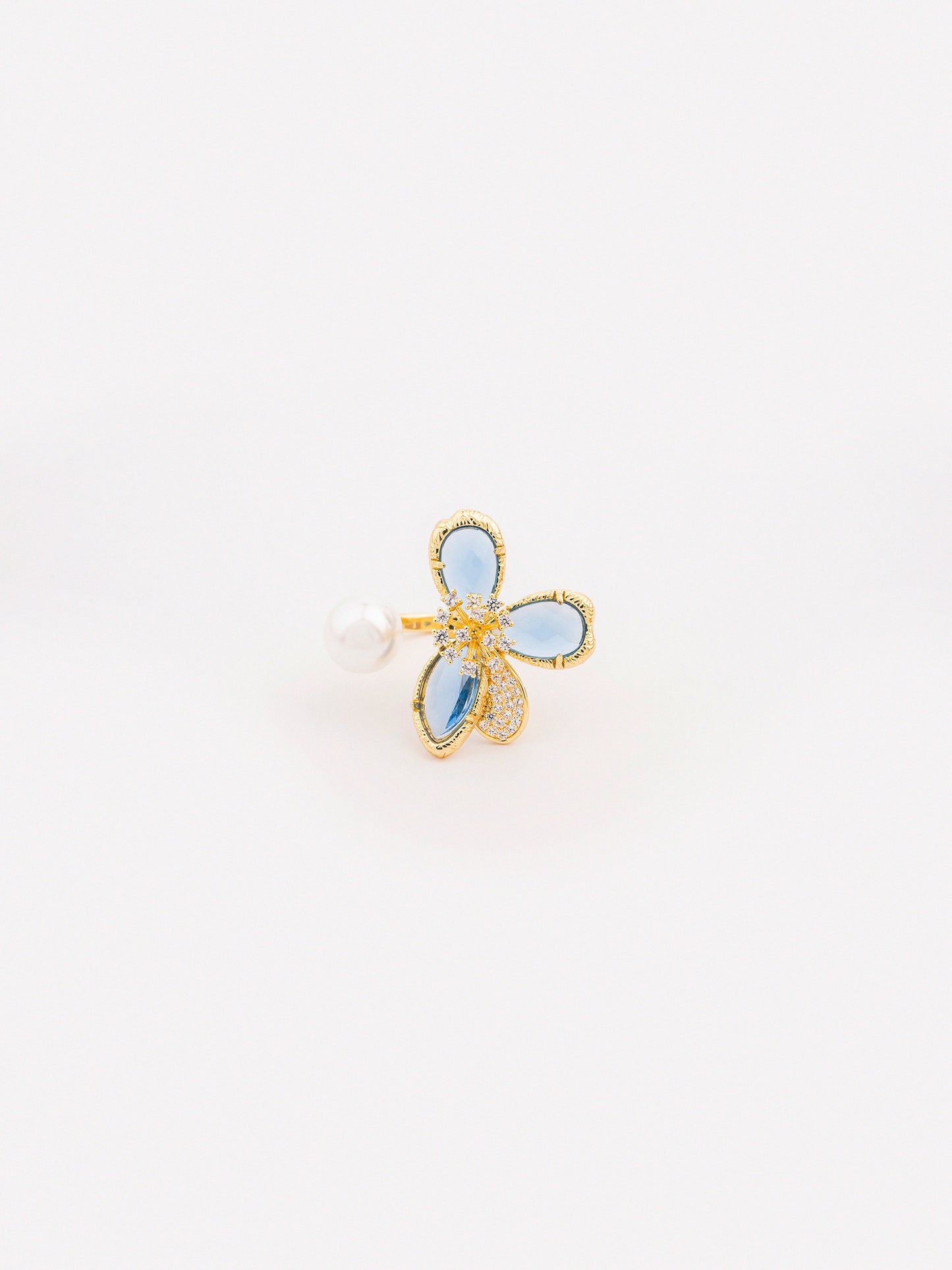 Floral Pearl Ring