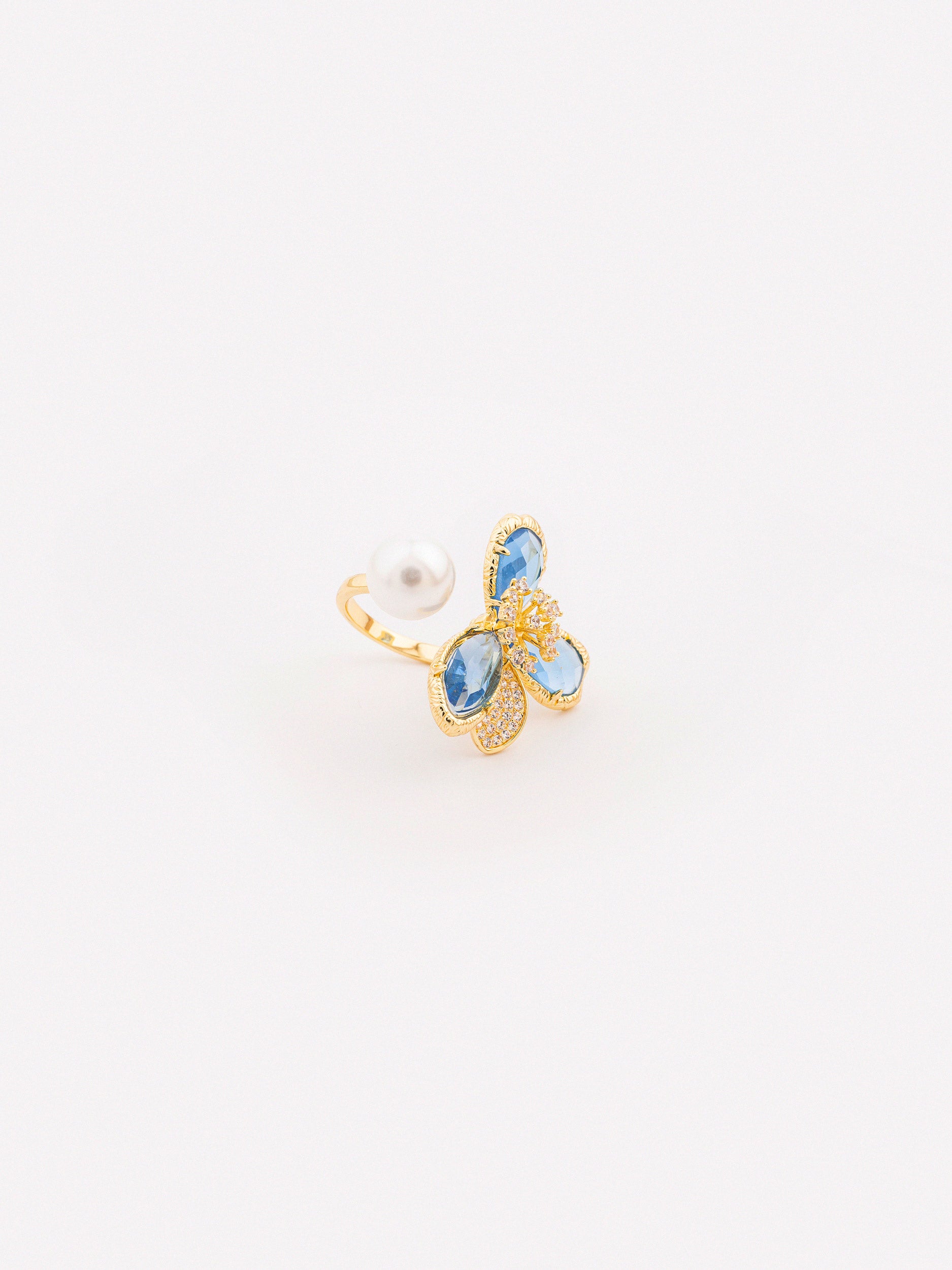 Floral Pearl Ring