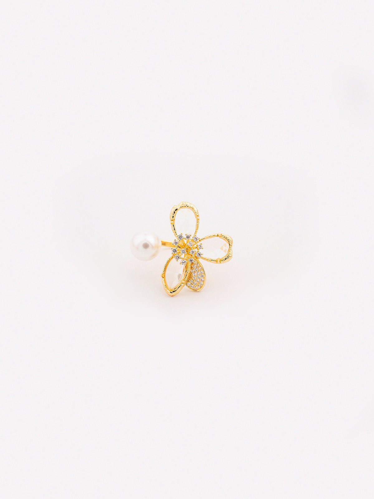 Floral Pearl Ring